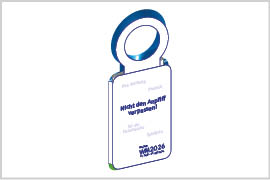 Umschlag für Ihre Werbung - Vorderseite (Beispielabbildung)