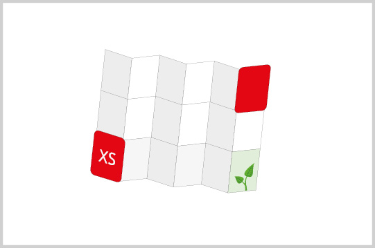 Mini-FOLDER mit Deckel, Gr. XS, 6x3, 80 g/m²