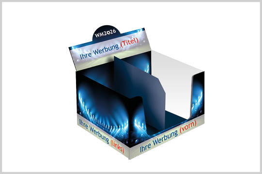 Dispenser-Box für SPIELPLÄNE mit Umschlag