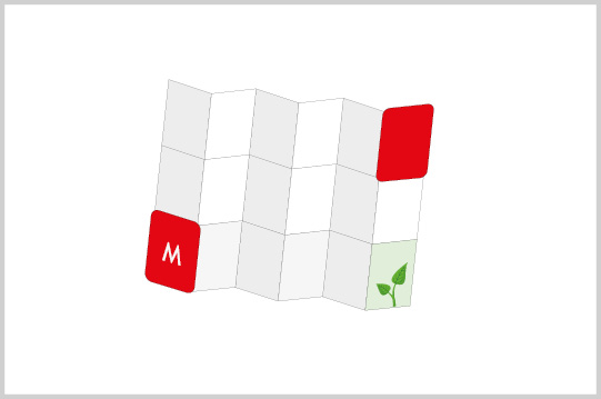 Mini-FOLDER mit Deckel, Gr. M, 6x3, 80 g/m²