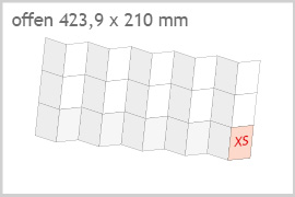 10x3 Falzfelder